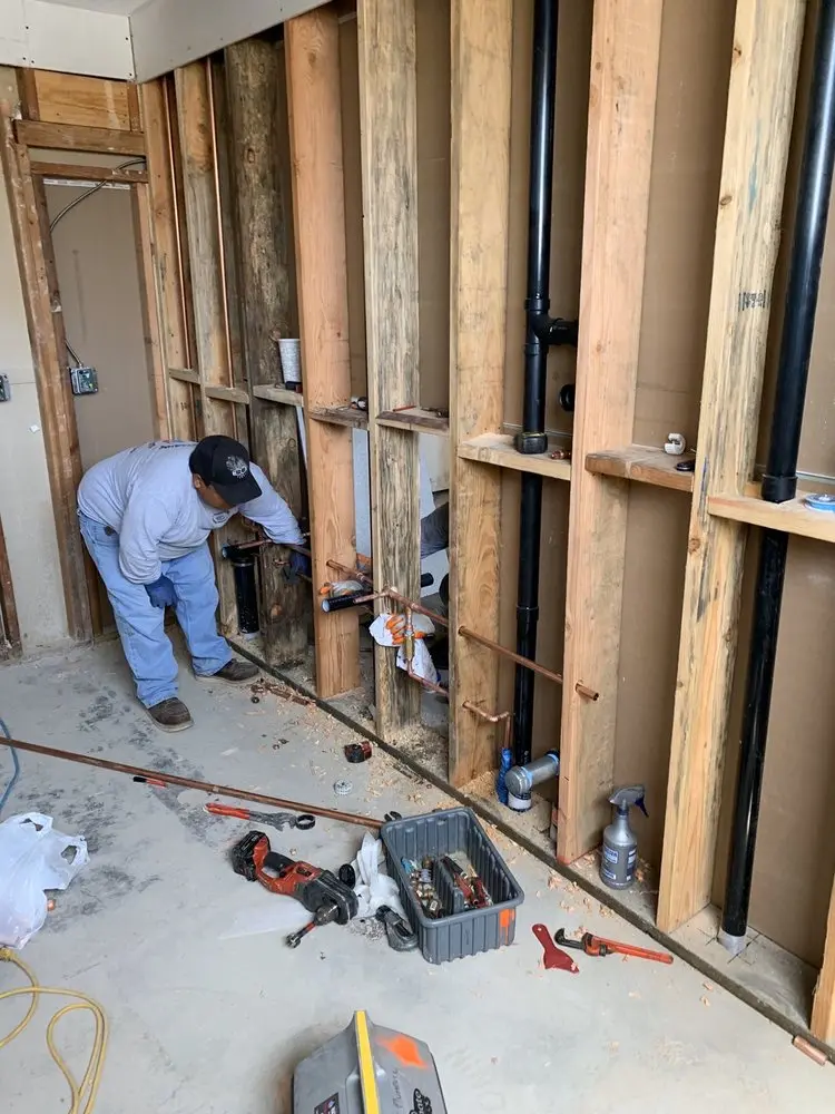 Commercial rough-in plumbing for Gas Line Repair in Quakertown